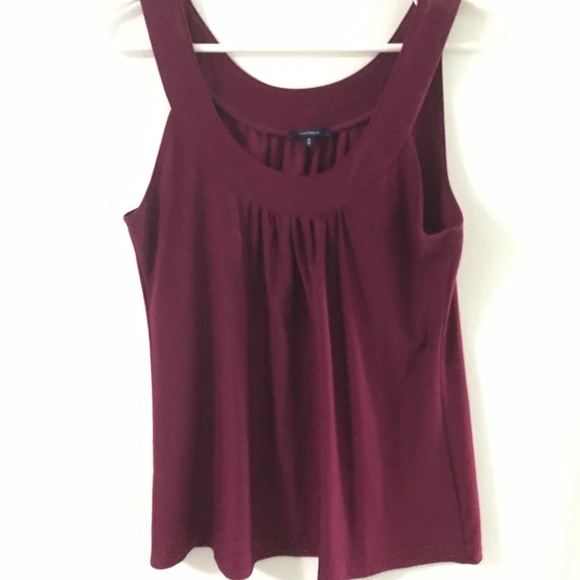 Plum colour, u-neck - Picture 1 of 2